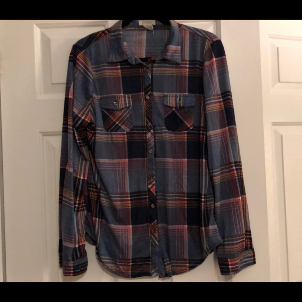 Worn Once Plaid Shirt!